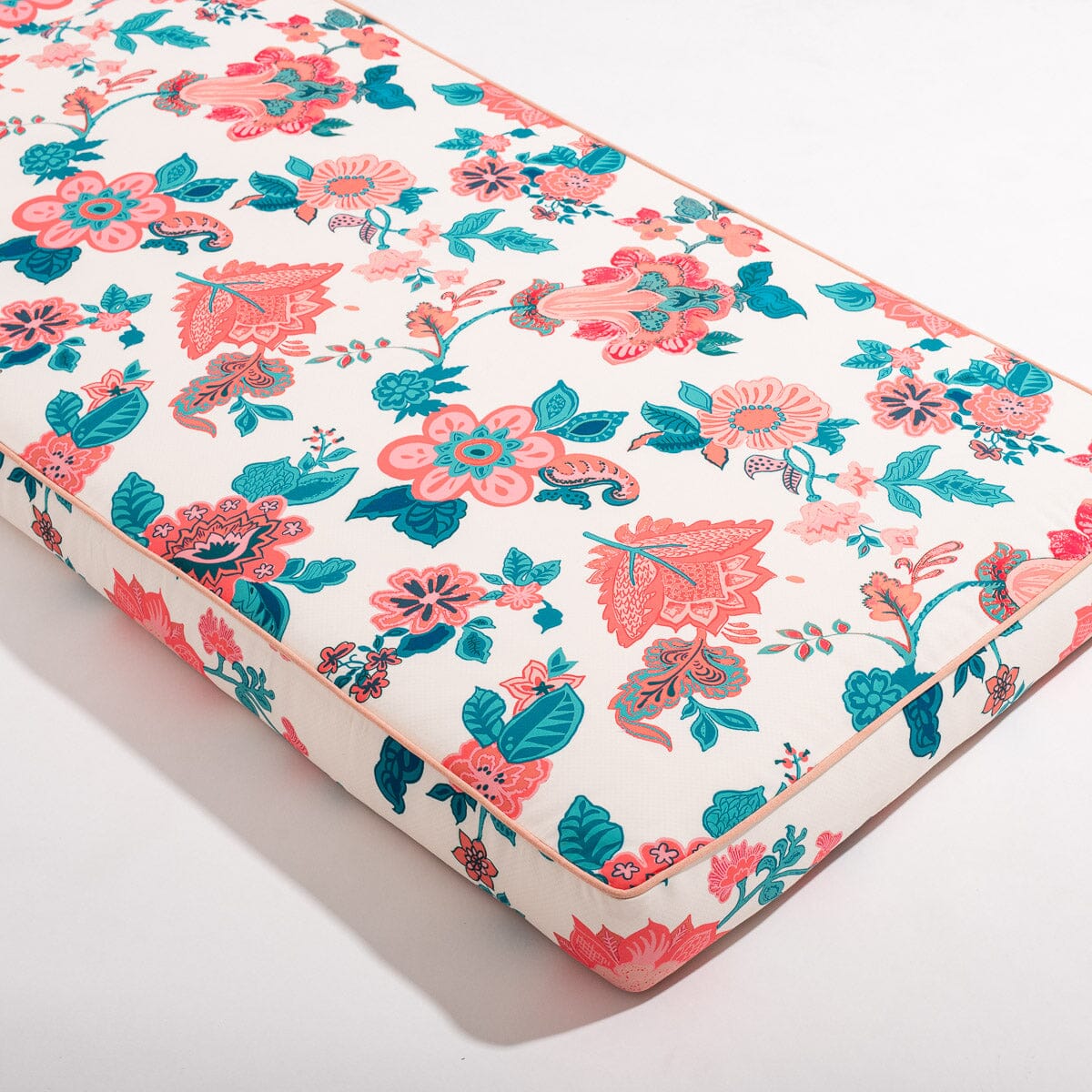 The Sun Lounger Slip Cover - Paisley Bay Palm Pink Sun Lounger Slip Cover Business & Pleasure Co.