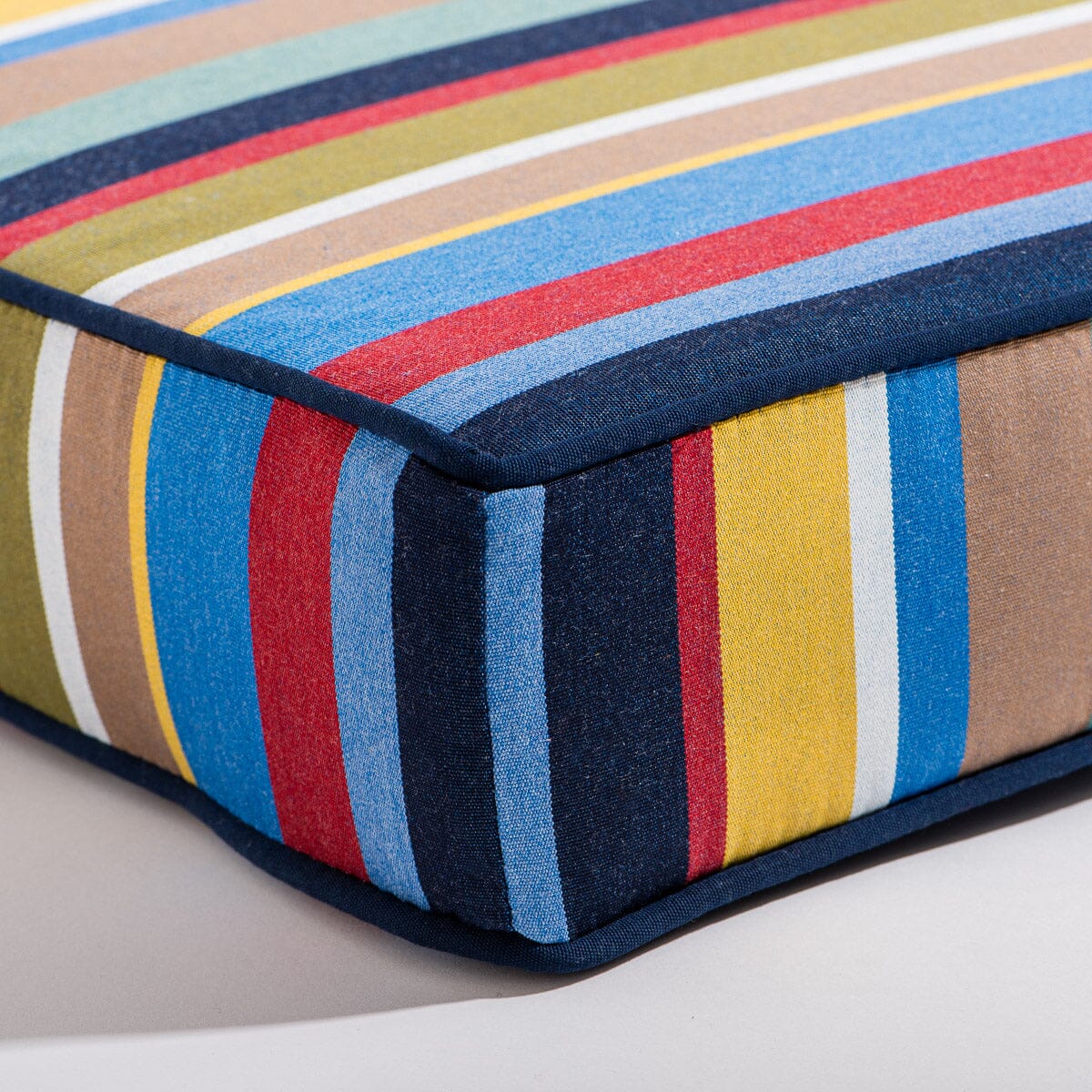 The Al Fresco Sun Lounger in Market Stripe | Vintage Black Frame Bundle Business & Pleasure Co.