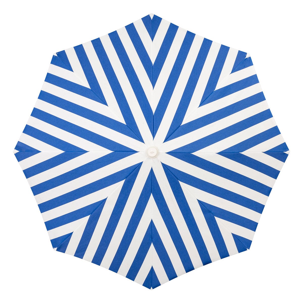 The Amalfi Umbrella - Crew Mediterranean Blue Stripe Amalfi Umbrella Business & Pleasure Co.