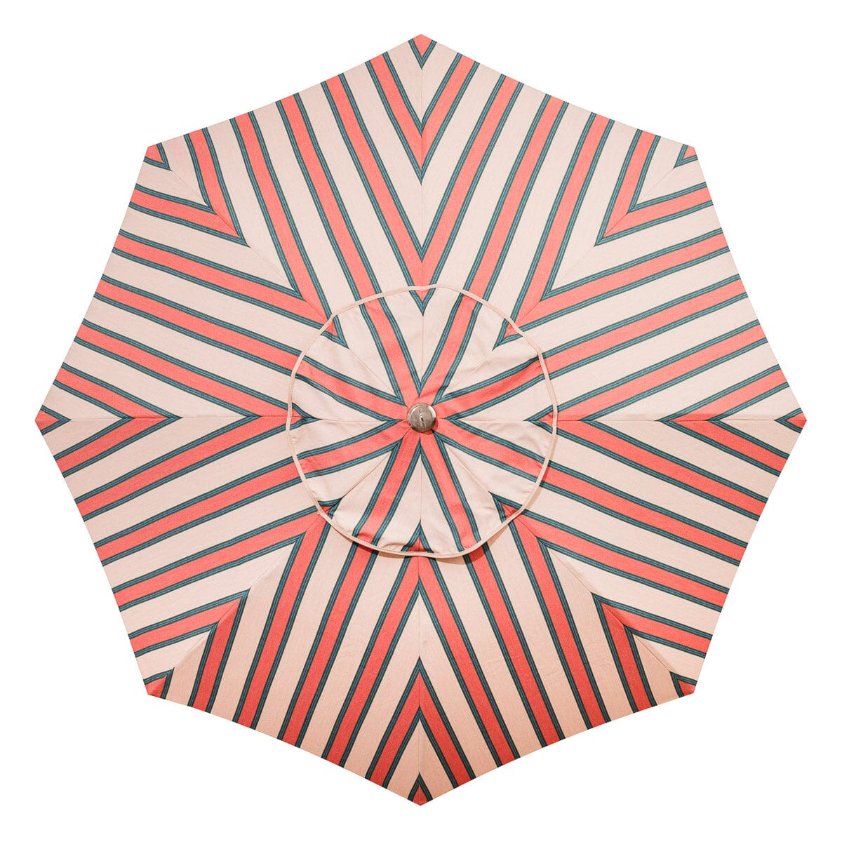 The Club Umbrella - Bistro Dusty Pink Stripe Club Umbrella Business & Pleasure Co