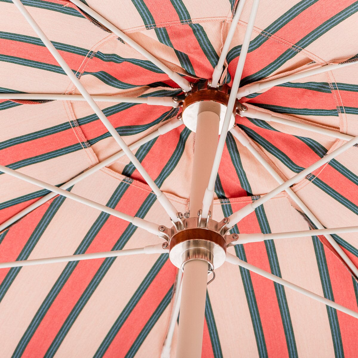 The Club Umbrella - Bistro Dusty Pink Stripe Club Umbrella Business & Pleasure Co