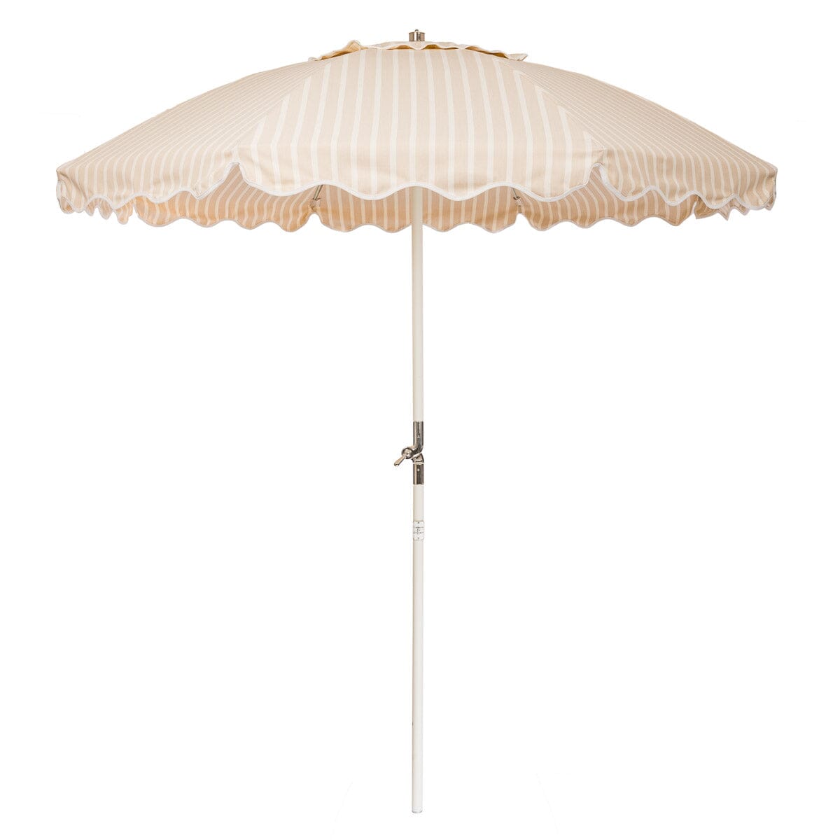 The Club Umbrella - Monaco Natural Stripe Club Umbrella Business & Pleasure Co
