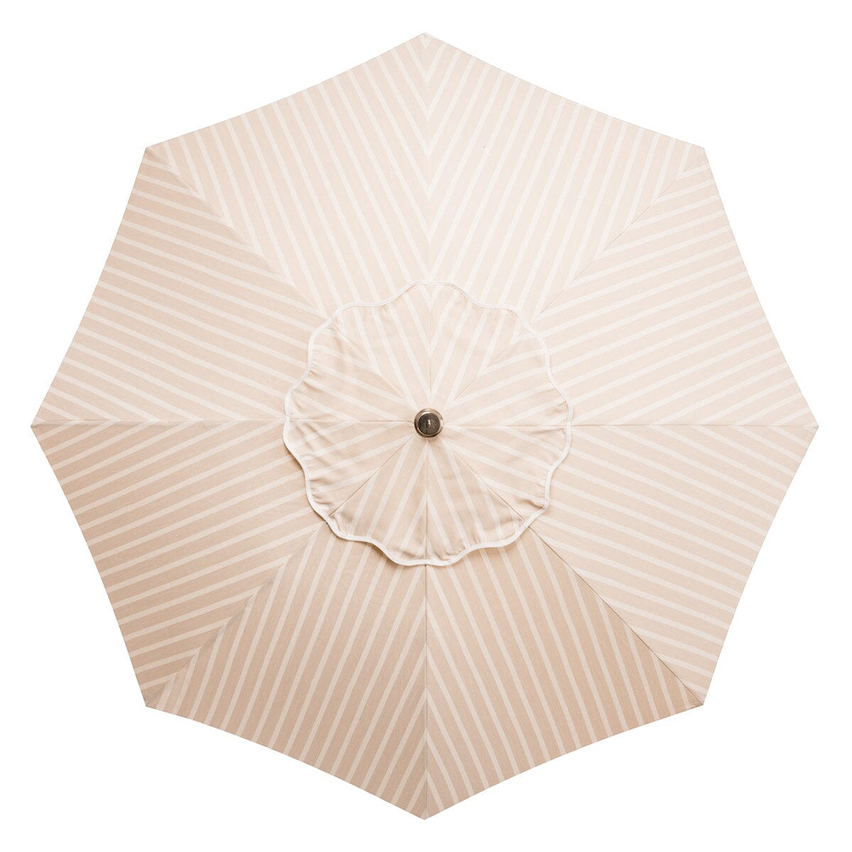 The Club Umbrella - Monaco Natural Stripe Club Umbrella Business & Pleasure Co