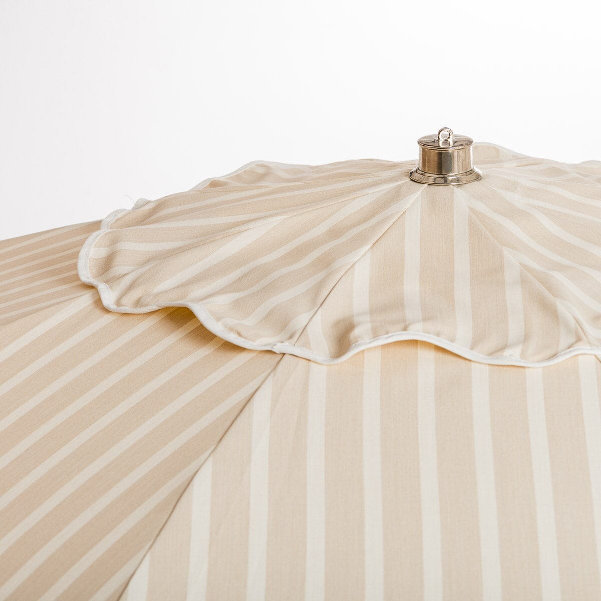 The Club Umbrella - Monaco Natural Stripe Club Umbrella Business & Pleasure Co