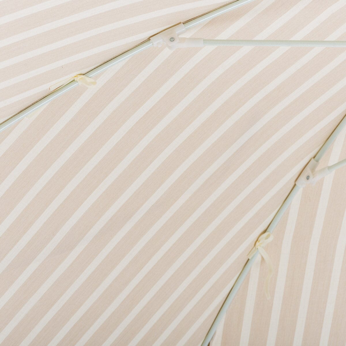The Club Umbrella - Monaco Natural Stripe Club Umbrella Business & Pleasure Co