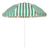 Swatch for The Patio Umbrella - Bistro Green Stripe
