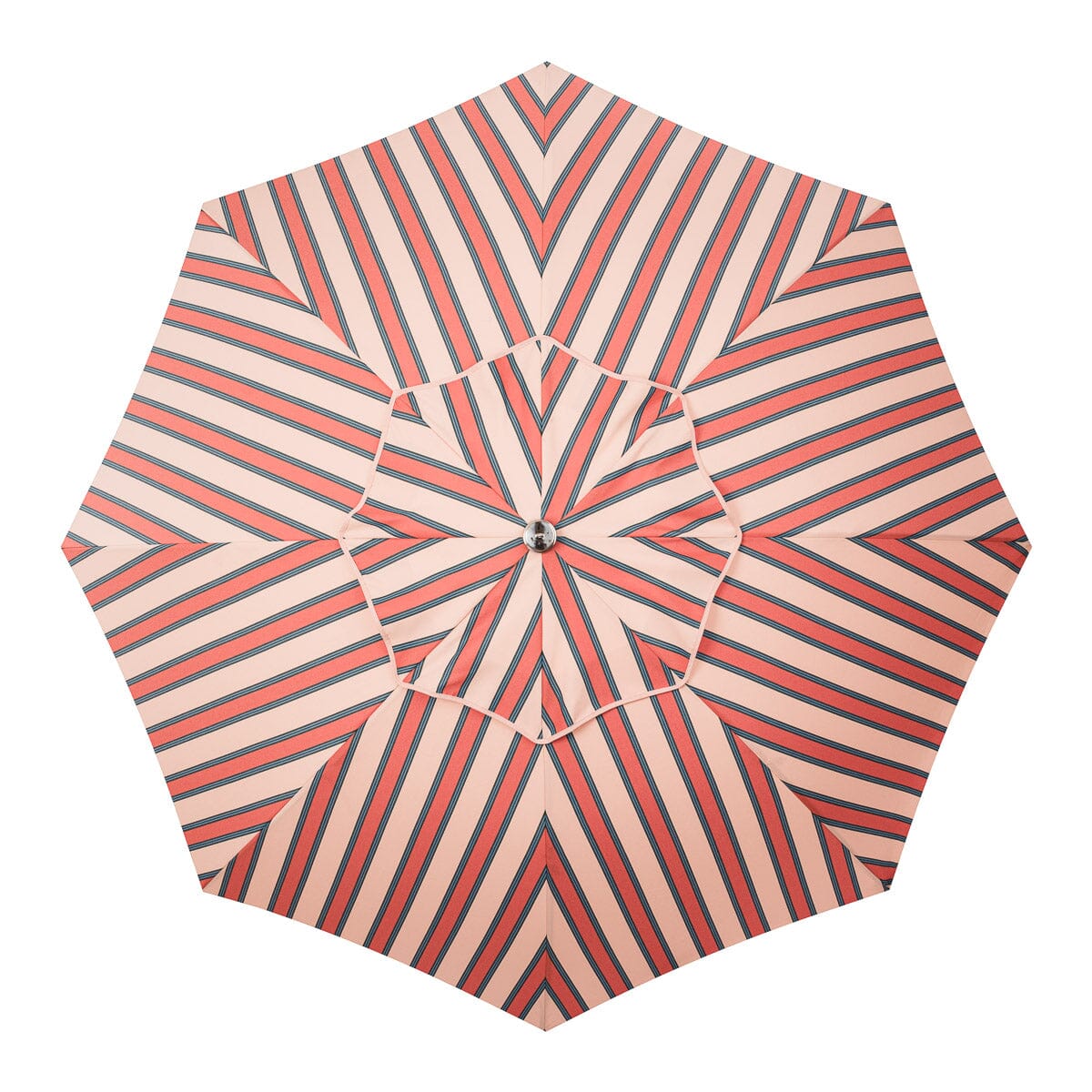 The Patio Umbrella - Bistro Dusty Pink Stripe Patio Umbrella Business & Pleasure Co