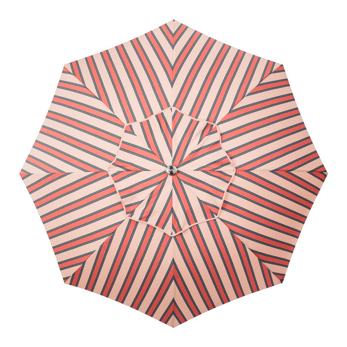 The Patio Umbrella - Bistro Dusty Pink Stripe Patio Umbrella Business & Pleasure Co 