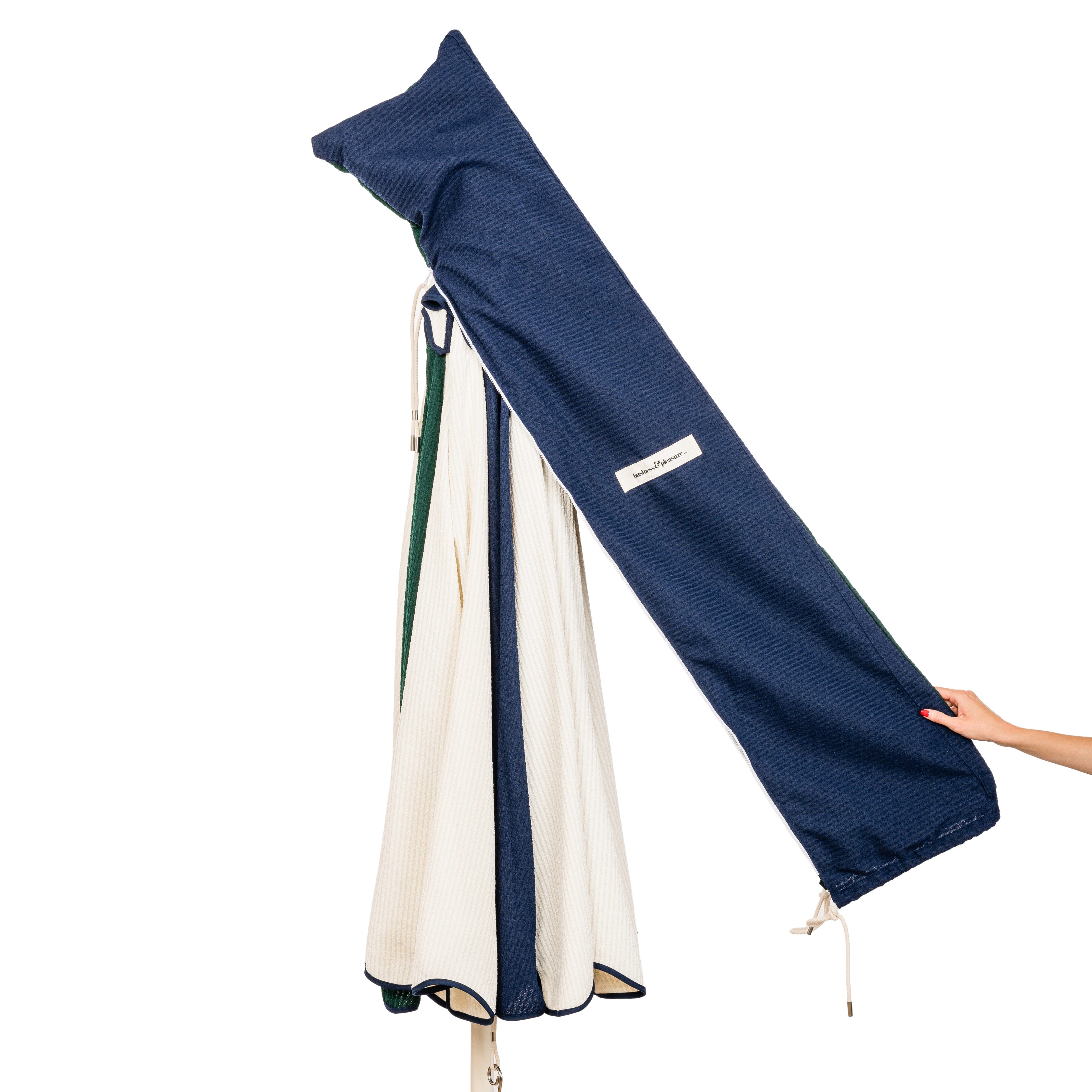 The Patio Umbrella - Corduroy College Cinque Patio Umbrella Business & Pleasure Co