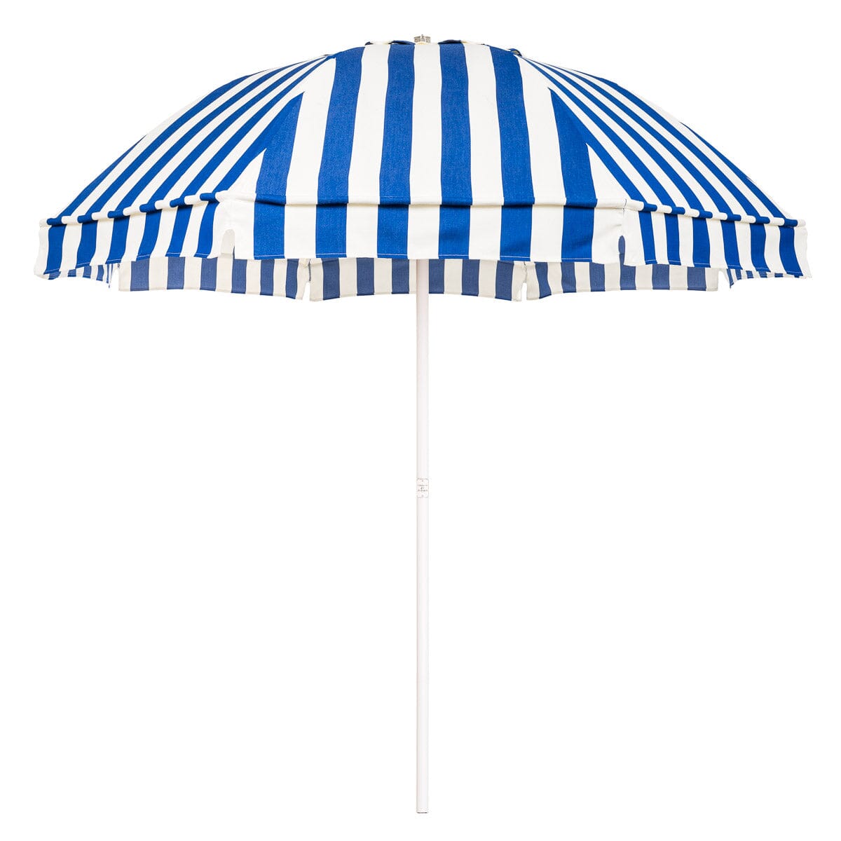 The Patio Umbrella - Crew Mediterranean Blue Stripe Patio Umbrella Business & Pleasure Co.