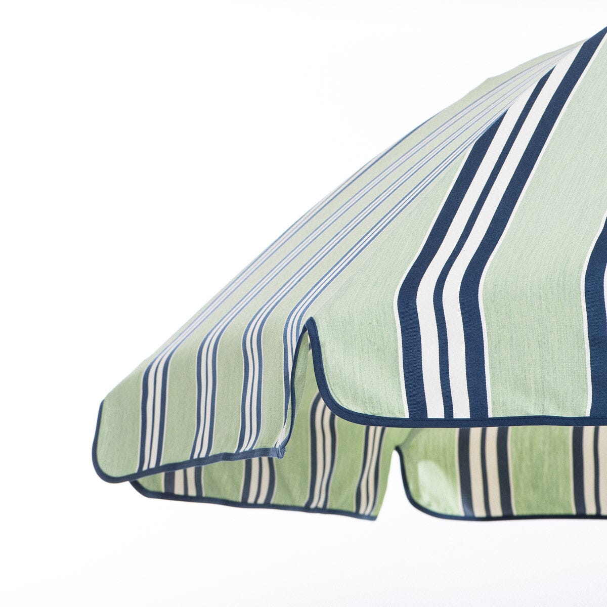 The Patio Umbrella x Julia Berolzheimer in Green Stripes B&P Co. x Julia Berolzheimer