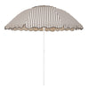 Swatch for The Patio Umbrella - Monaco Black Stripe