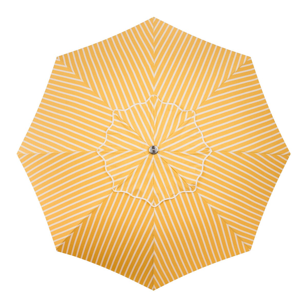 The Patio Umbrella - Monaco Mimosa Stripe Patio Umbrella Business & Pleasure Co