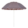 Swatch for The Patio Umbrella - Monaco Navy And Pink Stripe
