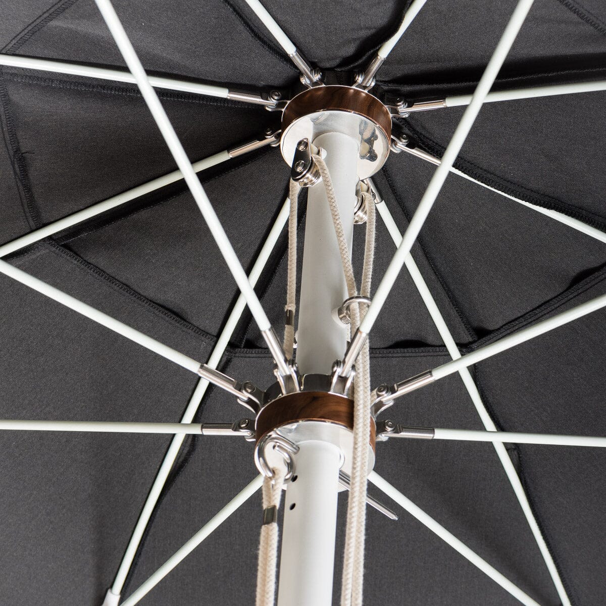 The Patio Umbrella - Rivie Black Patio Umbrella Business & Pleasure Co