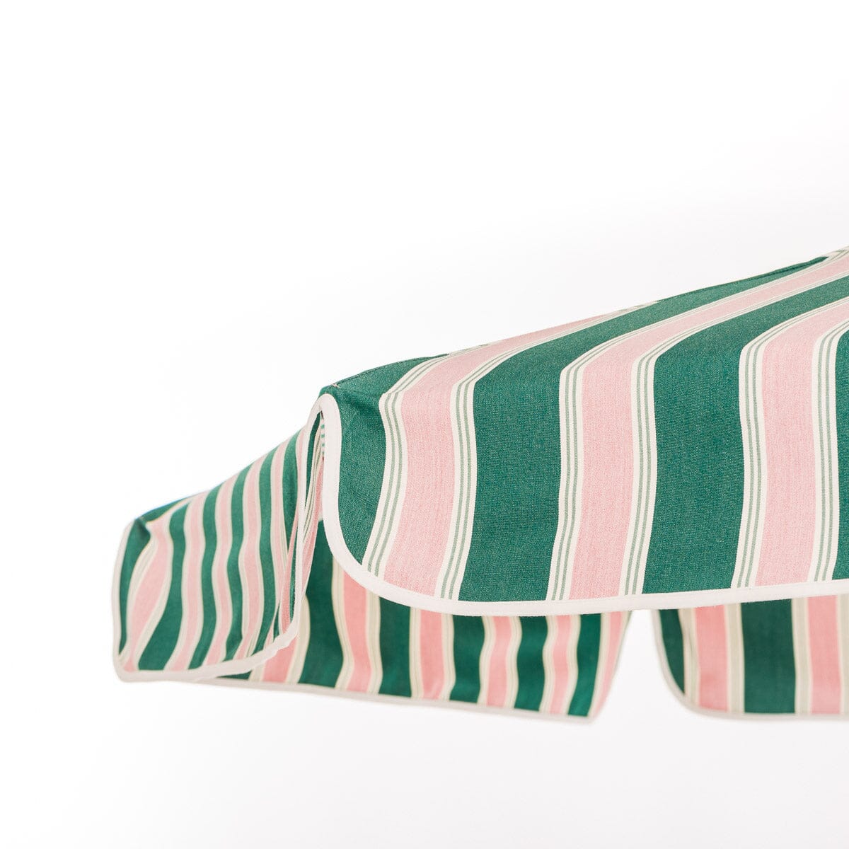 The Market Umbrella - Bistro Green Stripe Market Umbrella Business & Pleasure Co.