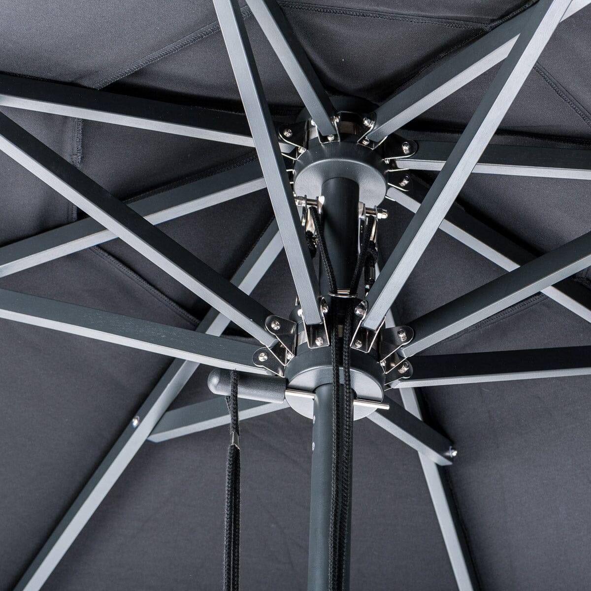 The Market Umbrella - Coco Republic - Black White Market Umbrella Business & Pleasure Co