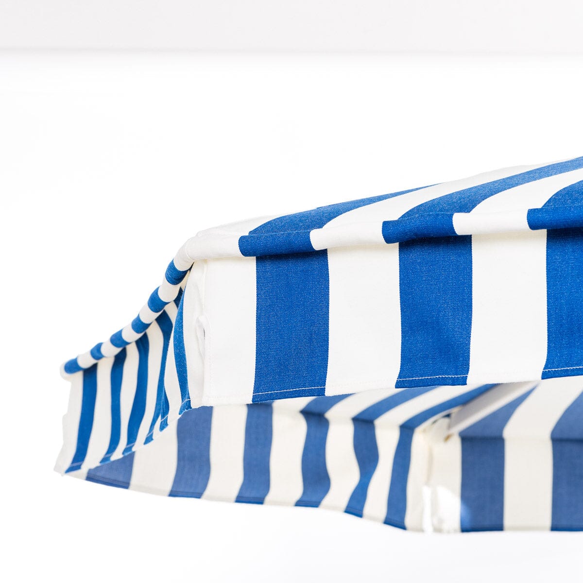 The Market Umbrella - Crew Mediterranean Blue Stripe Market Umbrella Business & Pleasure Co.