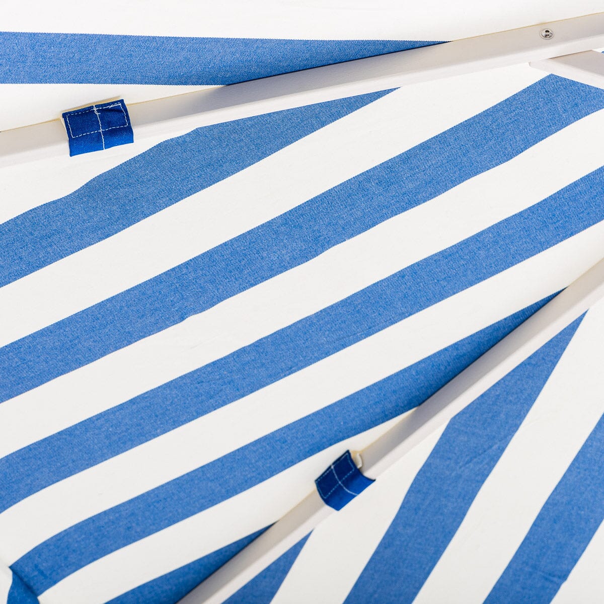 The Market Umbrella - Crew Mediterranean Blue Stripe Market Umbrella Business & Pleasure Co.