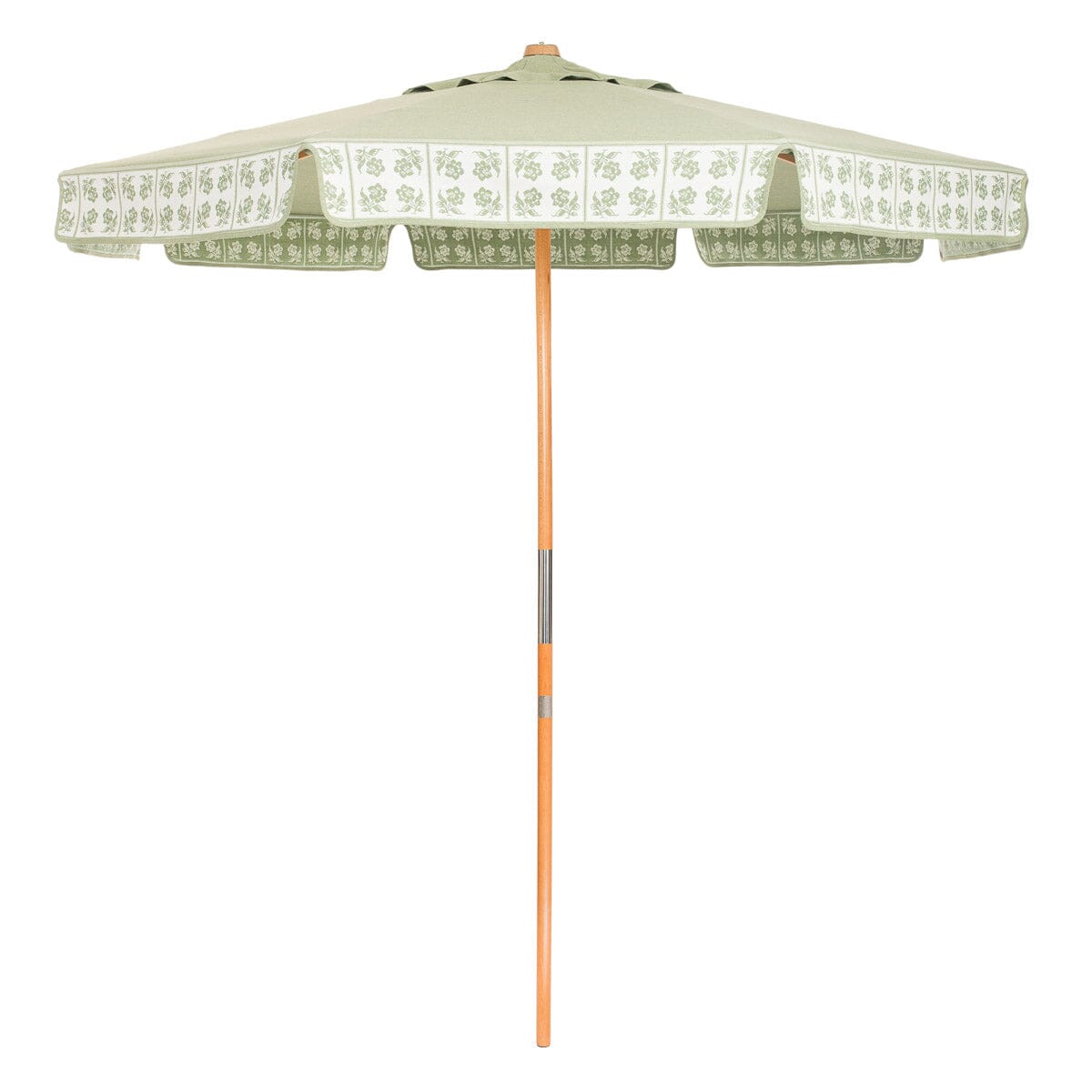 Product image of The Market Umbrella x Julia Berolzheimer in Jacquard Green B&P Co. x Julia Berolzheimer
