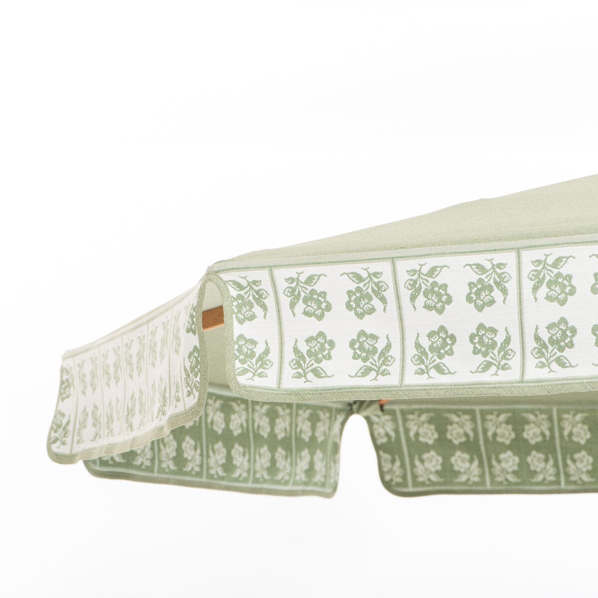 The Market Umbrella x Julia Berolzheimer in Jacquard Green B&P Co. x Julia Berolzheimer