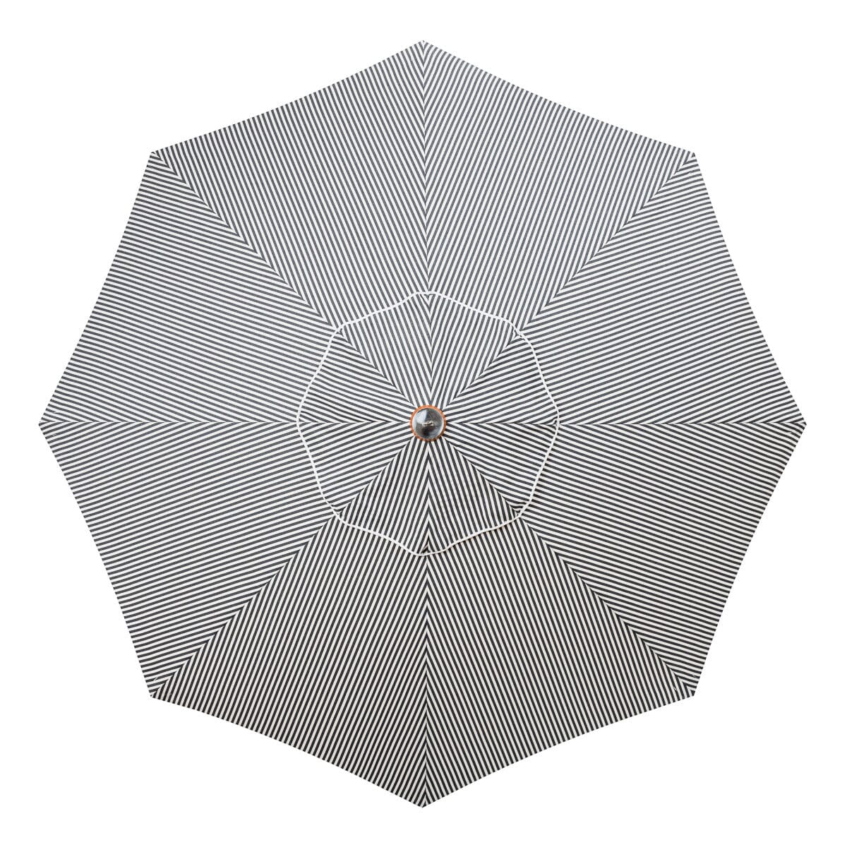 The Market Umbrella - Lauren's Navy Stripe Market Umbrella Business & Pleasure Co