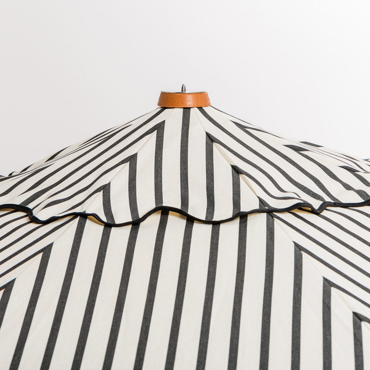 The Market Umbrella - Monaco Black Stripe Market Umbrella Business & Pleasure Co