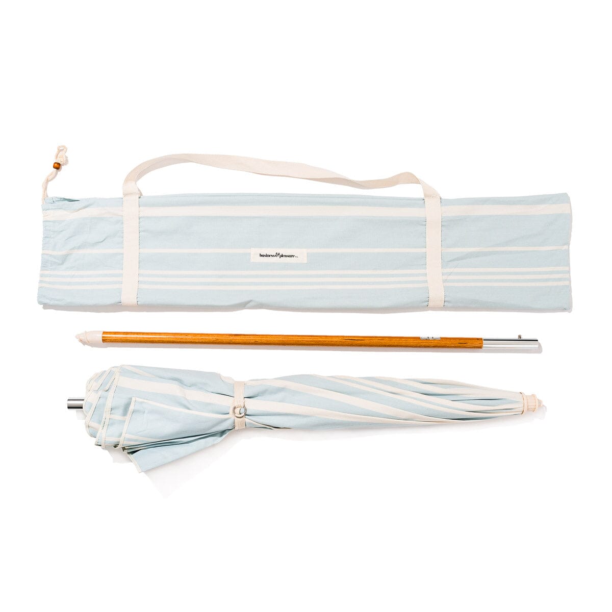 The Rio Umbrella - Vintage Blue Stripe Rio Umbrella Business & Pleasure Co.