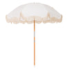Swatch for The Rio Fringed Umbrella - Antique White