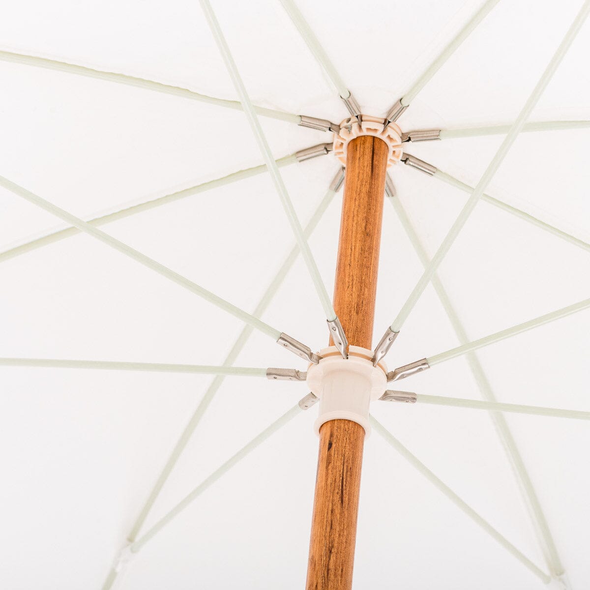 The Rio Fringed Umbrella - Antique White Rio Fringed Umbrella Business & Pleasure Co.