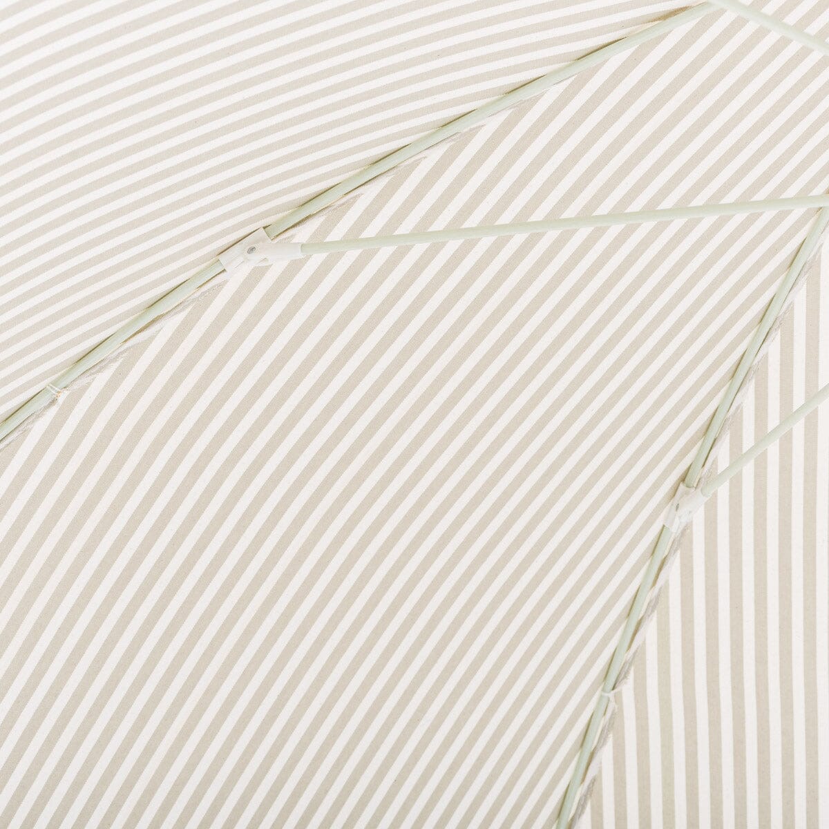 The Rio Fringed Umbrella - Laurens Sage Stripe Rio Fringed Umbrella Business & Pleasure Co.