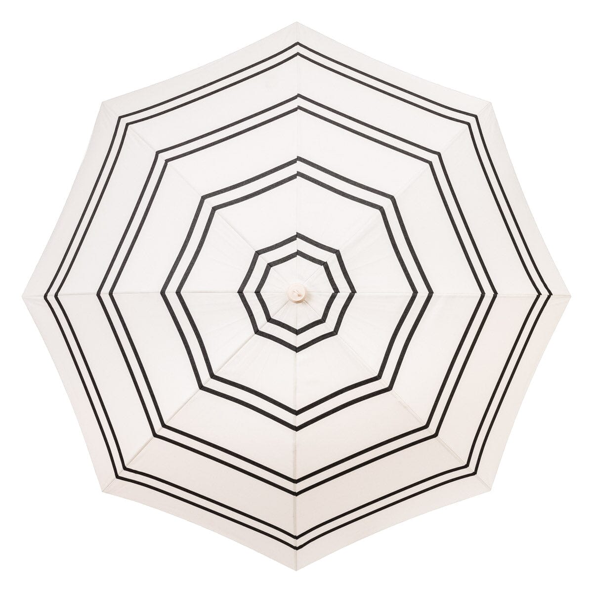 The Rio Fringed Umbrella - Malibu Black Stripe Rio Fringed Umbrella Business & Pleasure Co.