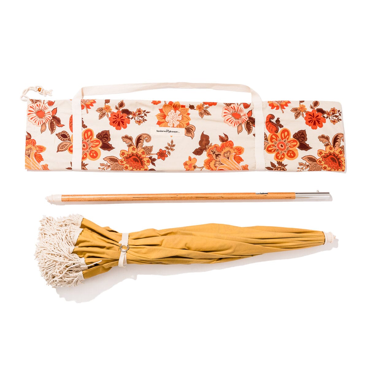 The Rio Fringed Umbrella - Paisley Bay Rio Fringed Umbrella Business & Pleasure Co.