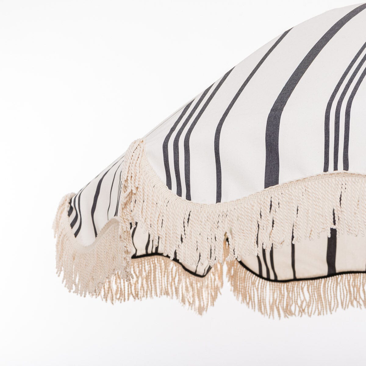 The Rio Fringed Umbrella - Vintage Black Rio Fringed Umbrella Business & Pleasure Co.