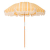 Swatch for The Rio Fringed Umbrella - Vintage Yellow Stripe