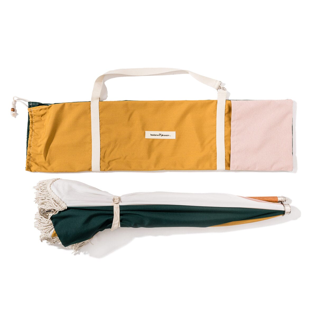 The Premium Beach Umbrella - 70's Panel Cinque Premium Beach Umbrella Business & Pleasure Co.