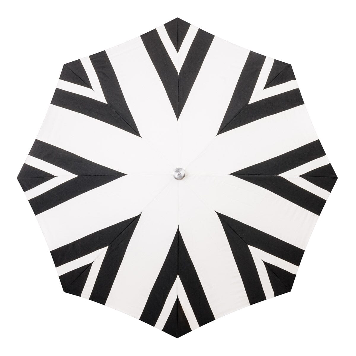 The Premium Beach Umbrella - Coco Republic - Black White Premium Beach Umbrella Business & Pleasure Co