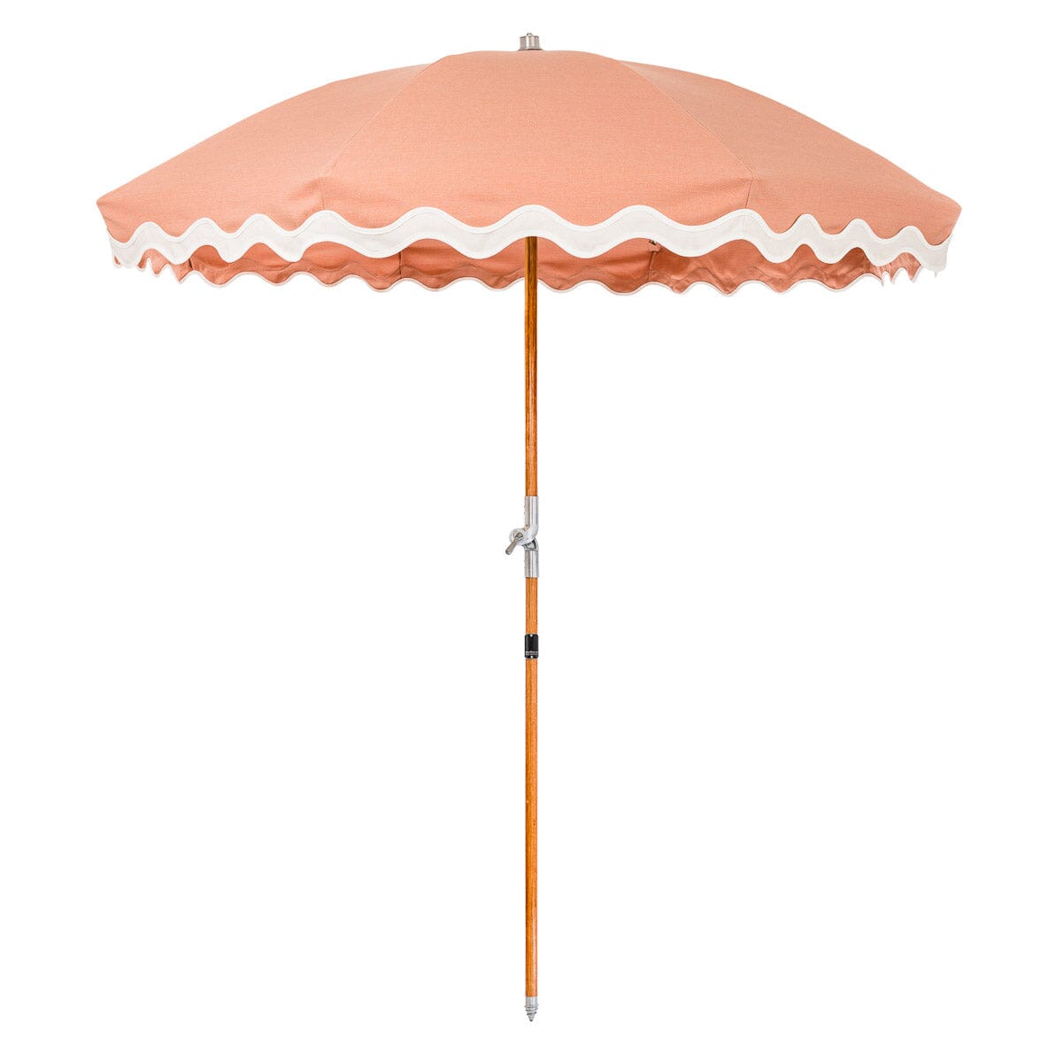 The Premium Beach Umbrella - Coco Republic - Coral Natural Premium Beach Umbrella Business & Pleasure Co