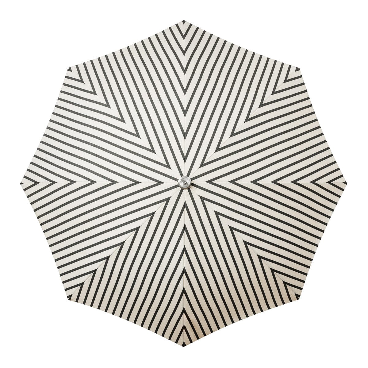 The Premium Beach Umbrella - Monaco Black Stripe Premium Beach Umbrella Business & Pleasure Co