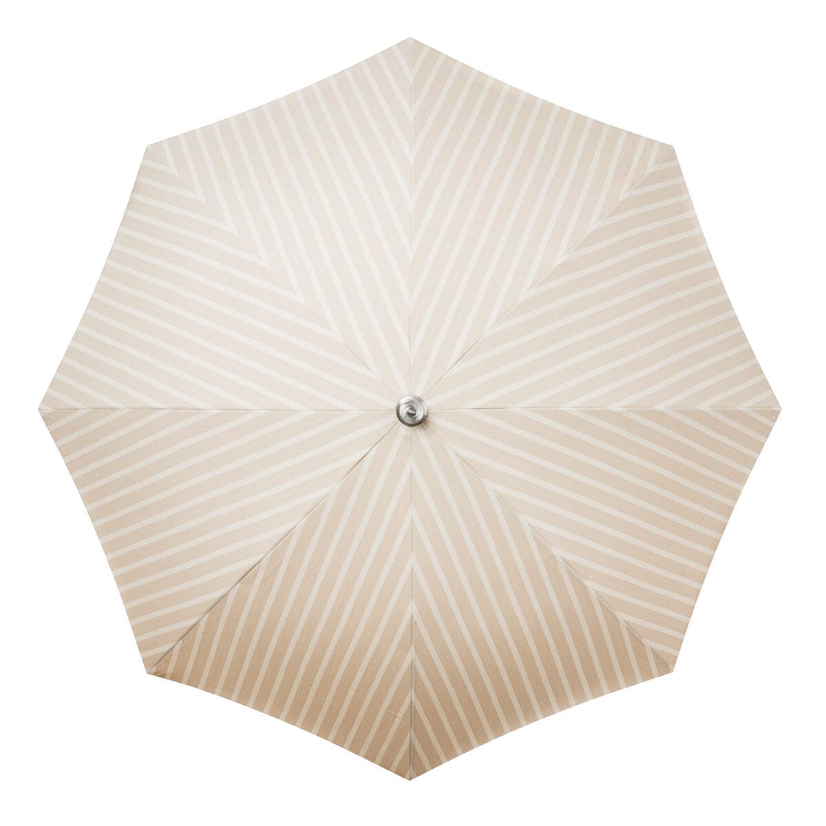 The Premium Beach Umbrella - Monaco Natural Stripe Premium Beach Umbrella Business & Pleasure Co