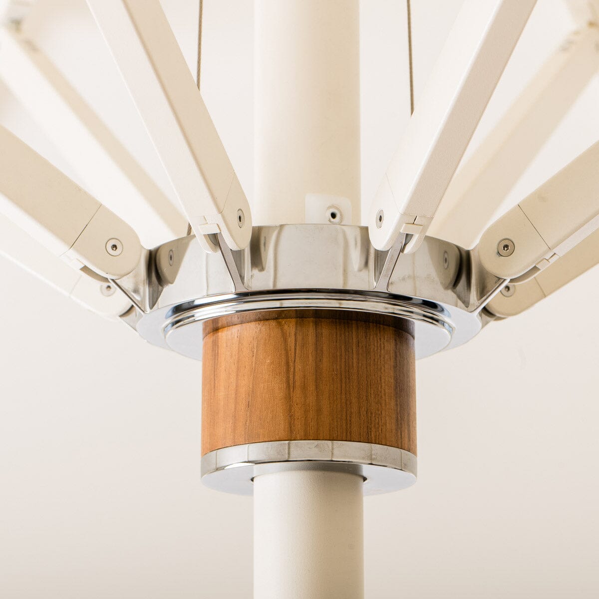 The Resort Market Umbrella in Antique White | 10' Antique White Frame Bundle Business & Pleasure Co.