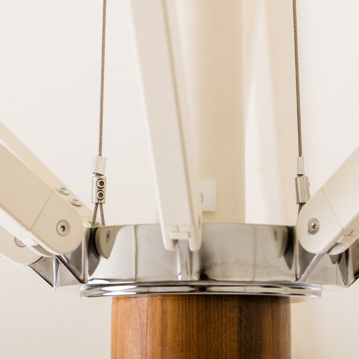 The Resort Market Umbrella in Antique White | 10' Antique White Frame Bundle Business & Pleasure Co.