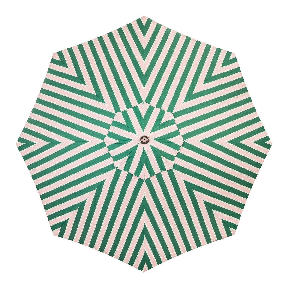 The Resort Market Umbrella - Octagon - Canopy 10' - Bistro Green Stripe Resort Market Umbrella Canopy Business & Pleasure Co.