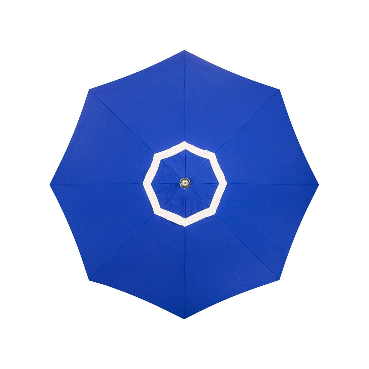 The Resort Market Umbrella - Octagon - Canopy 8' - Border Valance - Mediterranean Blue Resort Market Umbrella Canopy Business & Pleasure Co.