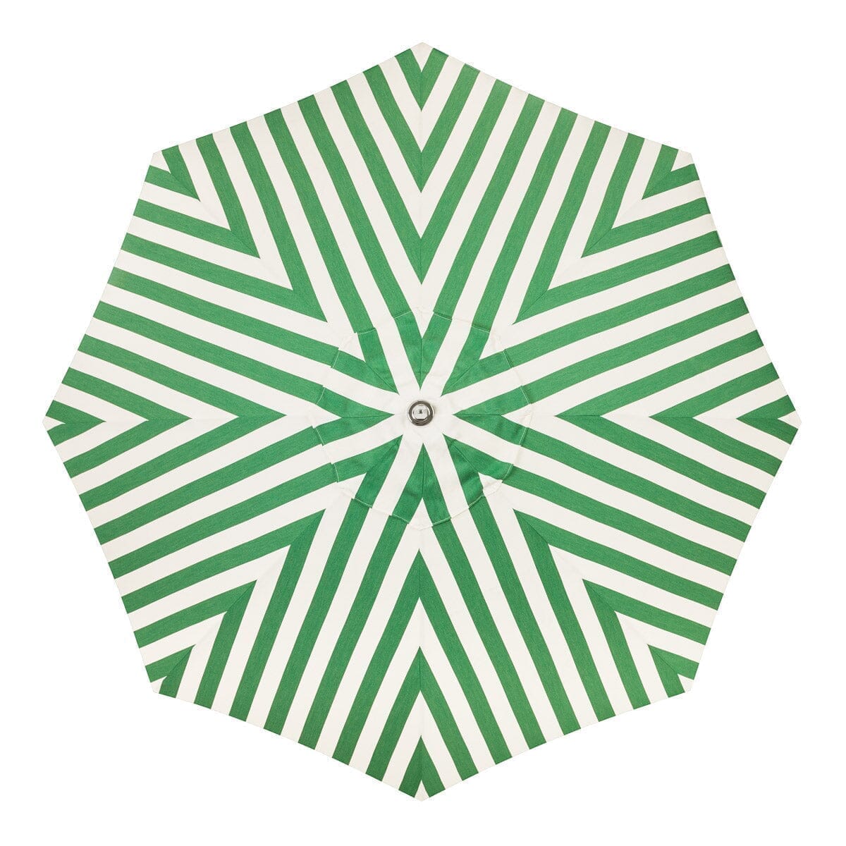 The Resort Market Umbrella - Octagon - Canopy 8' - Crew Canyon Green Stripe Resort Market Umbrella Canopy Business & Pleasure Co.