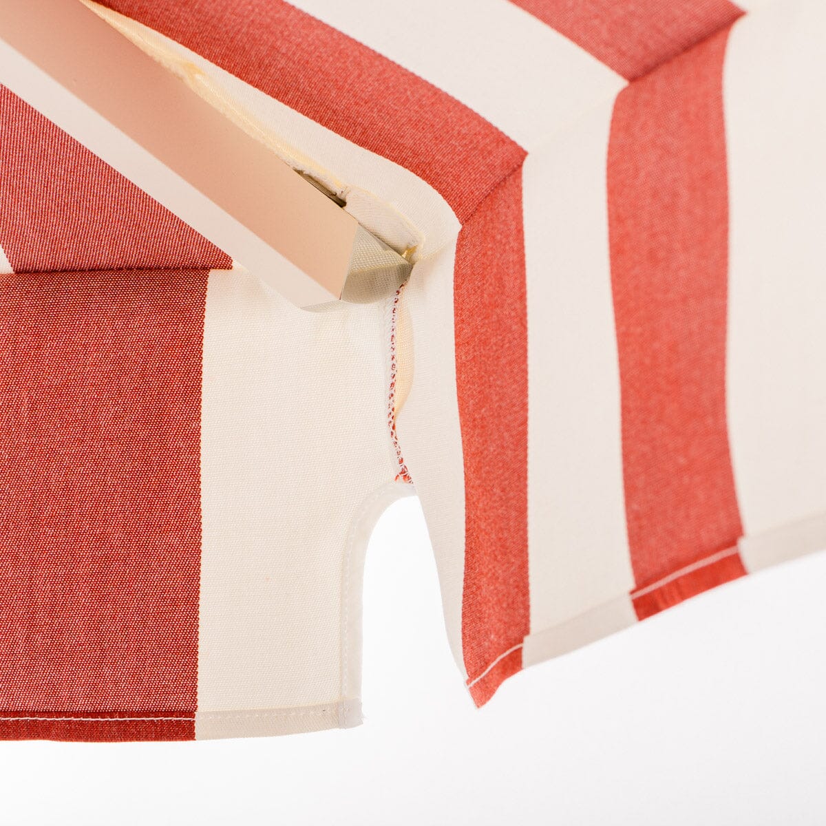 The Resort Market Umbrella in Crew Le Sirenuse Stripe | 10' Antique White Frame Bundle Business & Pleasure Co.