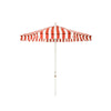 Swatch for The Resort Market Umbrella in Crew Le Sirenuse Stripe | 8' Antique White Frame