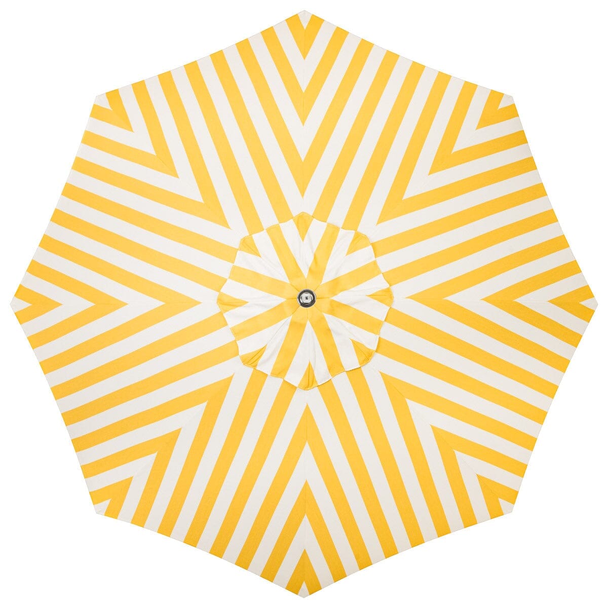 The Resort Market Umbrella - Octagon - Canopy 12' - Crew Mimosa Yellow Stripe Resort Market Umbrella Canopy Business & Pleasure Co.