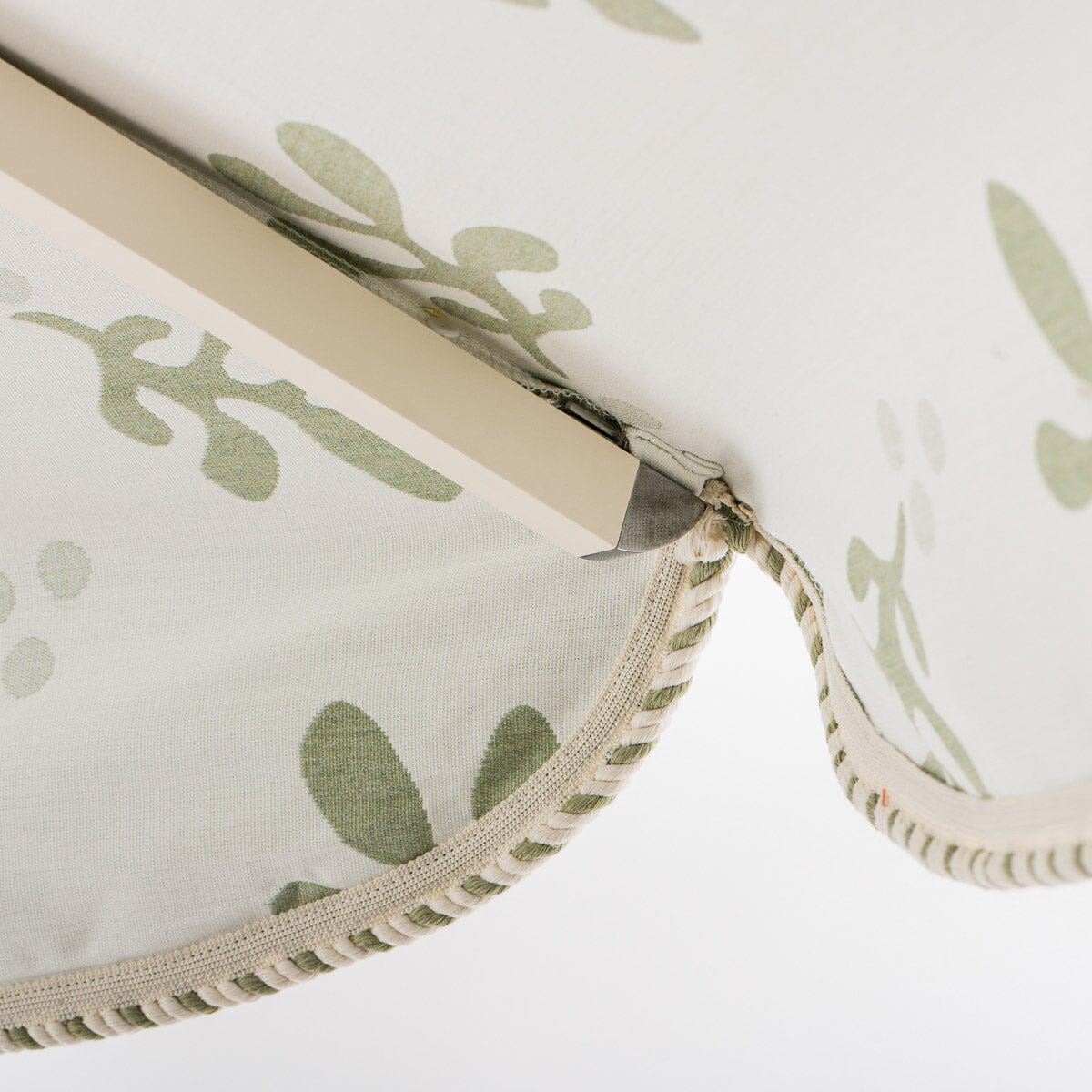 The Resort Market Umbrella in Casa Seaglass Jade Green | 12' Antique White Frame Bundle Business & Pleasure Co.