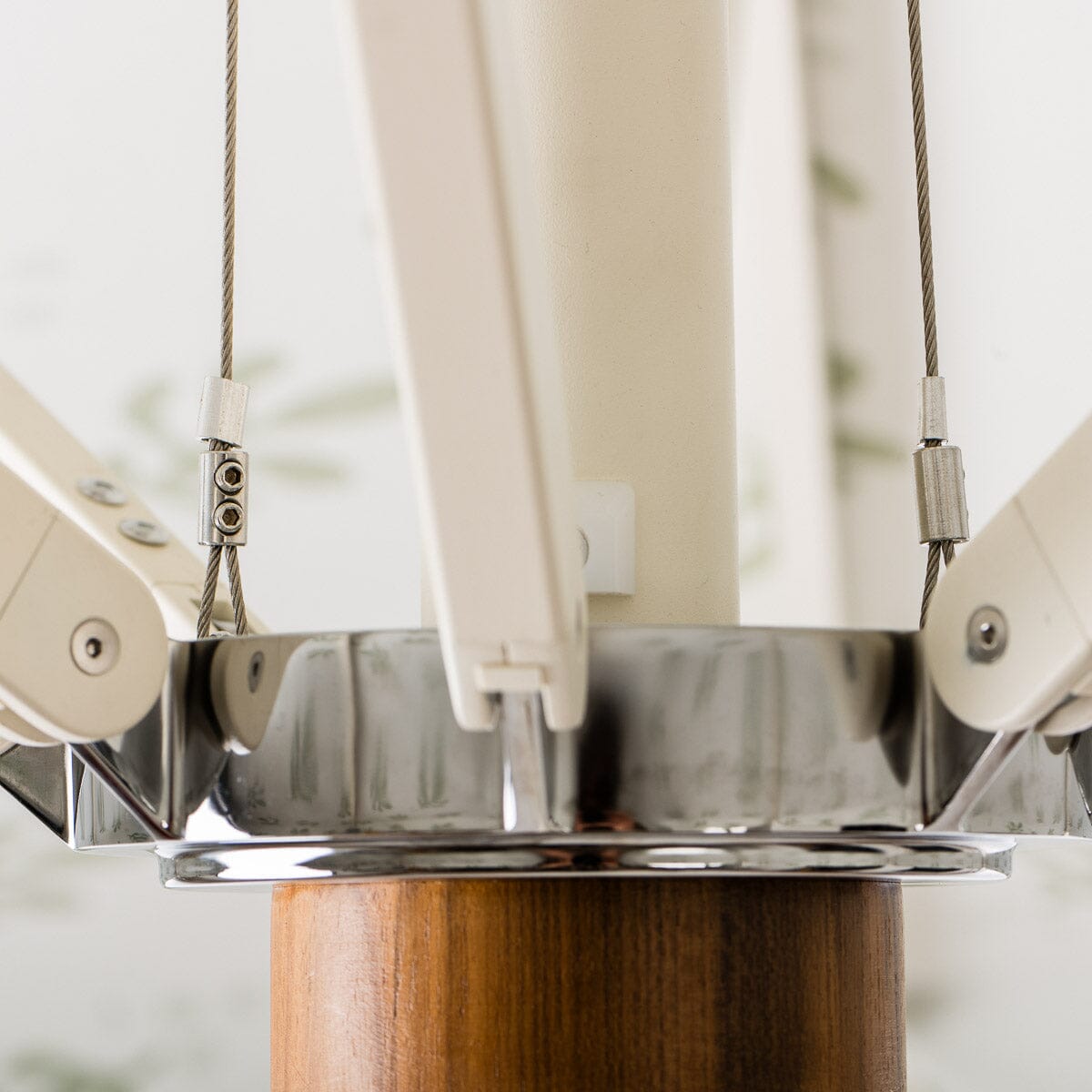 The Resort Market Umbrella in Casa Seaglass Jade Green | 12' Antique White Frame Bundle Business & Pleasure Co.